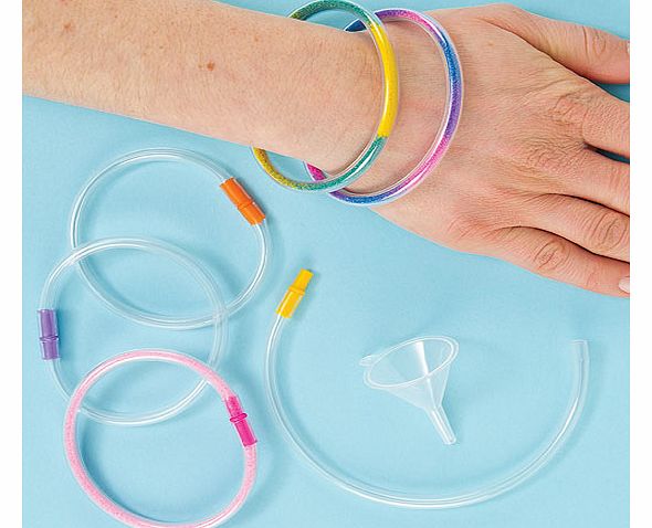 Yellow Moon Sand Art Bracelets - Pack of 12