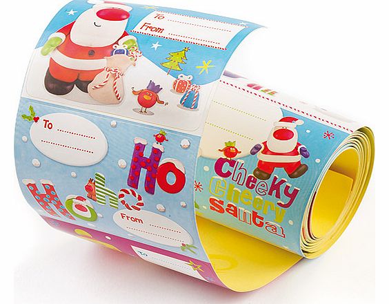 Yellow Moon Self-Adhesive Jumbo Gift Labels - Box of 60