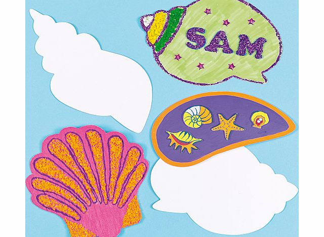 Shell Card Shapes - Pack of 12