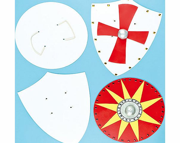 Shield Card Blanks - Pack of 4