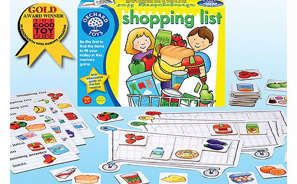 Yellow Moon Shopping List Game - Each