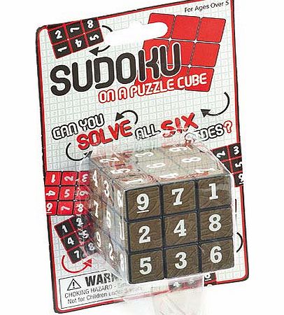 Yellow Moon Sudoku Cube - Each