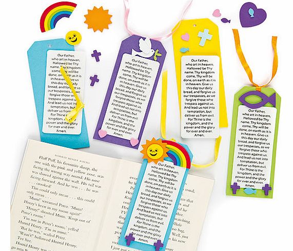 The Lords Prayer Bookmark Kits - Pack of 4