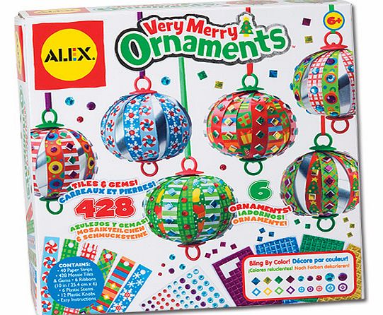 Yellow Moon Very Merry Ornaments - Each