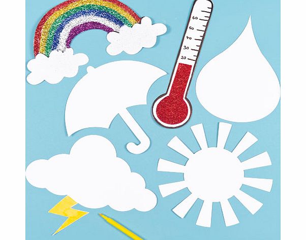 Weather Card Shapes - Pack of 10