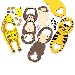yellowmoon Animal Foam Door Hanger Kits