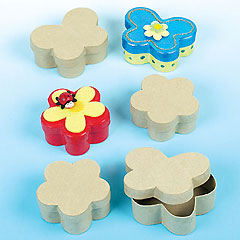 Butterfly and Flower Craft Boxes