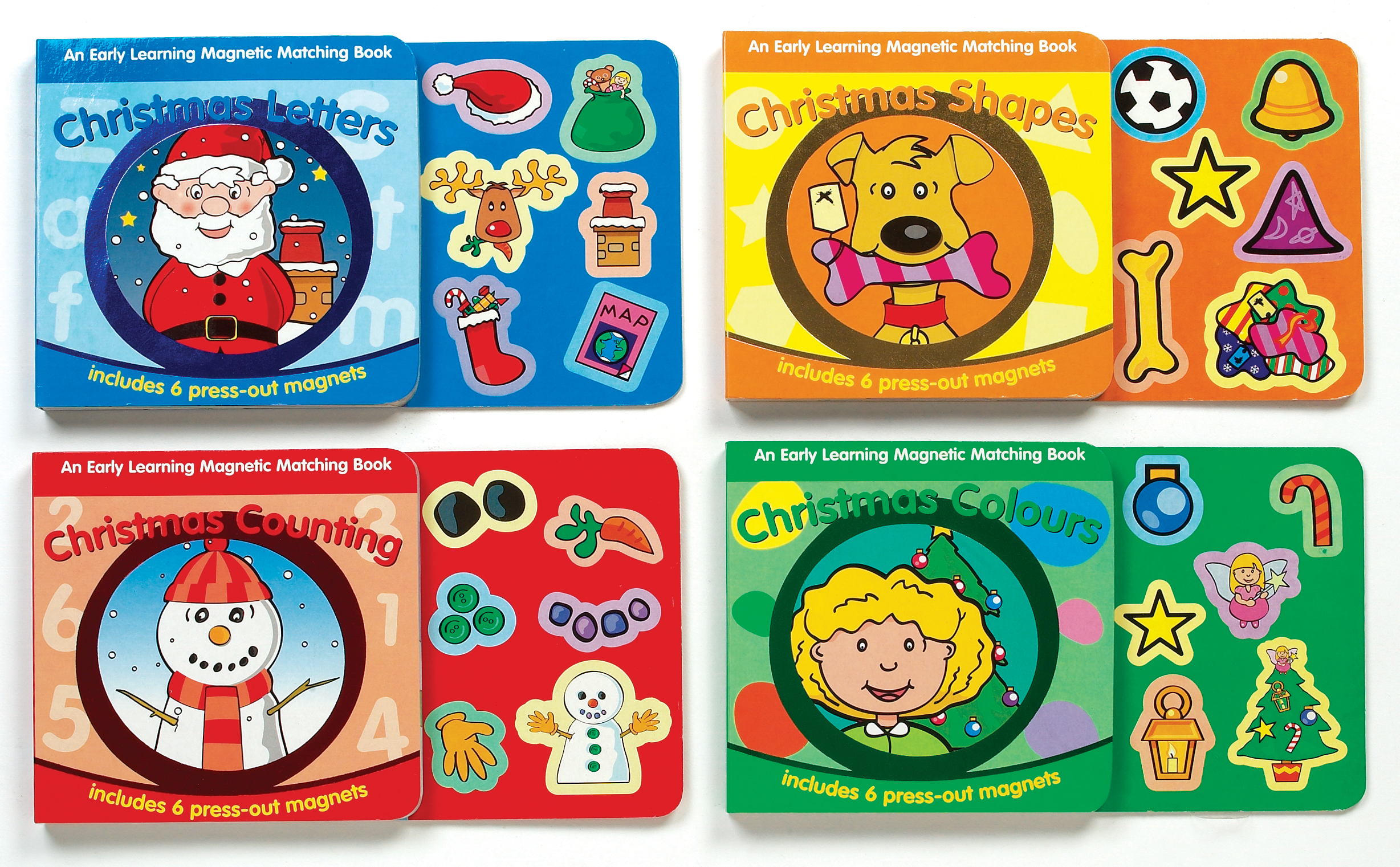 yellowmoon Christmas Magnetic Board Books