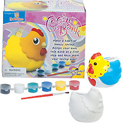 yellowmoon Design-a-Hen Coin Bank