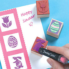 Easter Wooden Stamp Set
