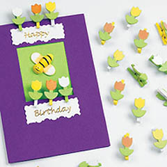 yellowmoon Mini Wooden Flower Pegs