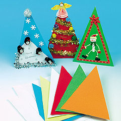 yellowmoon Pearlised Pyramid Tree Cards