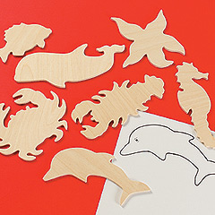 Sealife Wooden Templates