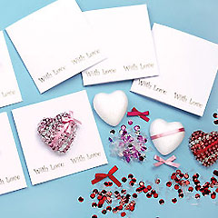 Sequin Heart Card Kits