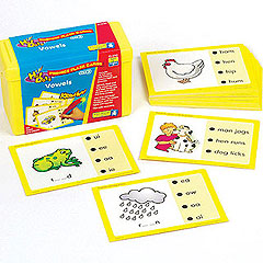 yellowmoon Vowels Flash Cards