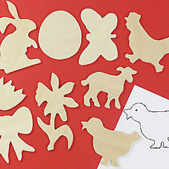 Wooden Easter Templates