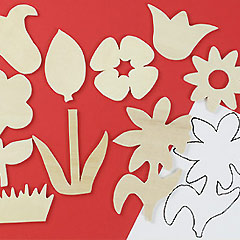 Wooden Flower Templates