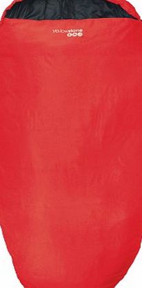 Yellowstone Sleepwell 300 Sleeping Bag - Red and Black