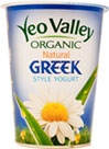 Yeo Valley Organic Natural Greek Style Yogurt (450g)