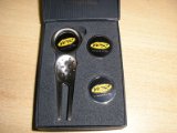 Yes! Yes C-Groove Black Pitch Fork and 3x Ball Marker Gift Set