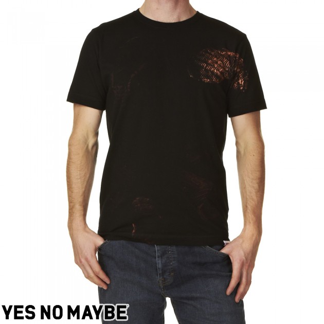 Mens Yes No Maybe Sneakers T-Shirt - Burnt
