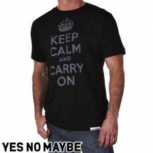 Yes No Maybe T-Shirts - Yes No Maybe Keep Calm