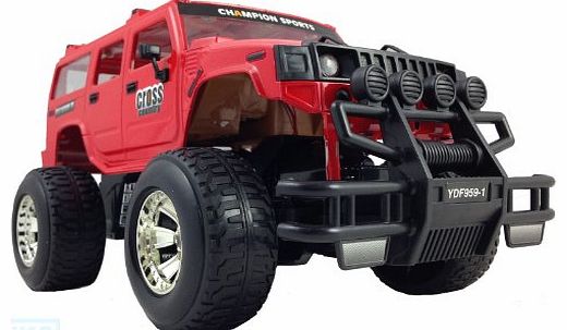 YIDAFENG 1/16 Scale Radio Remote Control LAND SAVAGE HUMMER JEEP 4x4 TRUCK- LED HEADLIGHTS - NEW