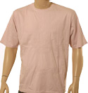 Pink Cotton T-Shirt with Large Sewn Design