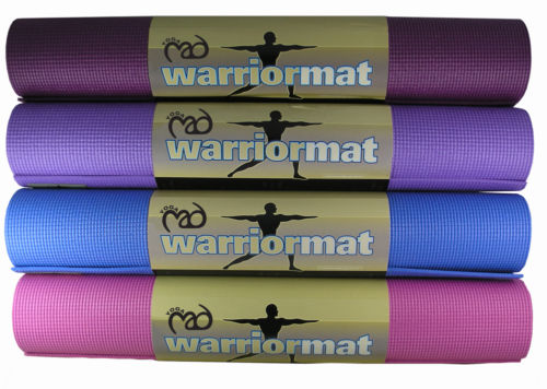 Yoga-Mad Warrior Yoga Mat (4mm Pink)