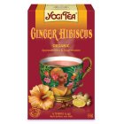 Case of 8 Yogi Ginger Hibiscus Tea x 15 bags