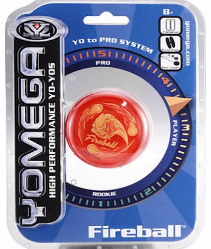 Yomega Fireball Orange Yo-Yo (Player level)