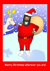 Yoodoo Black Santa