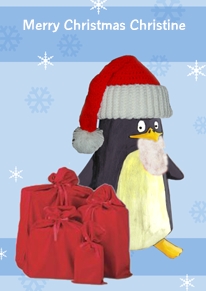 Yoodoo Santa Penguin