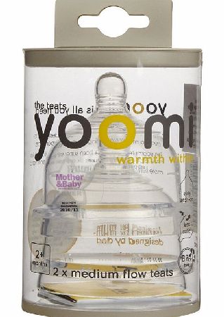 Yoomi Medium Flow Teats 2013