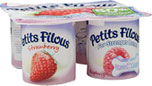 Yoplait Petits Filous Fromage Frais Strawberry and Raspberry (4x100g) Cheapest in ASDA Today! On Offer