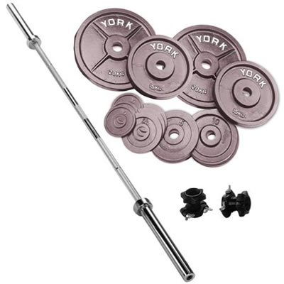York 140kg Olympic Barbell Kit