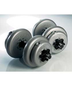 15kg Vinyl Dumbbell Set