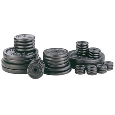 York 2.5kg Standard cast iron disc (4 off)
