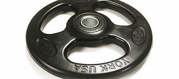 York 20kg Rubber Iso-Grip Plate
