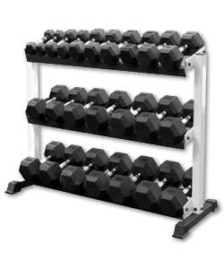 York 3 Teir Dumbbell Rack