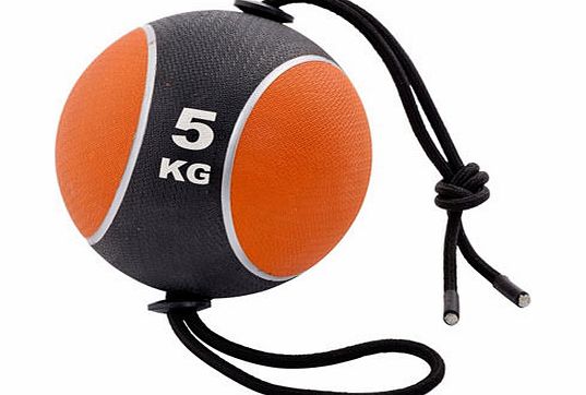 York 5kg Medicine Ball with Rope