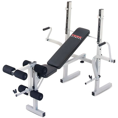 York B520 Bench with Lat and Curl Attachments (5622)