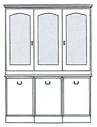 York Buffet Display Unit