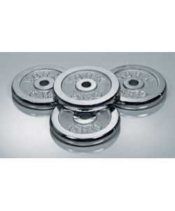 York Chromed Discs 4 x 5kg