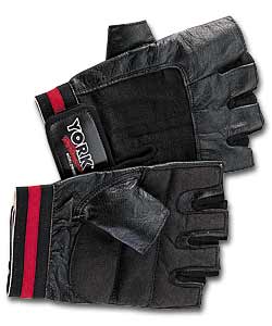 York Cuffed Weightlifting Gloves