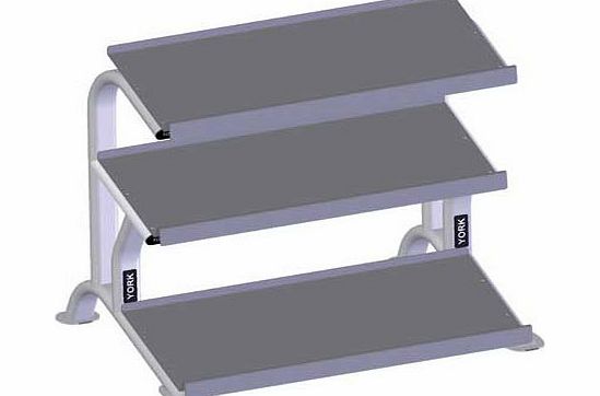York ETS 3 Tier Dumbbell Rack Flat Tray (holds 14