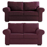 Large & Regular Sofa, Mulberry