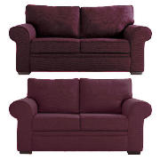 Large & Regular Sofa, Mulberry
