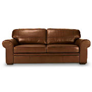 York leather sofa large, cognac