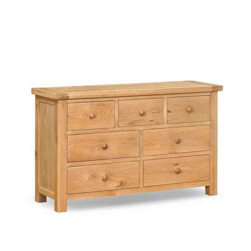 York Oak 3 4 Chest of Drawers 592.006